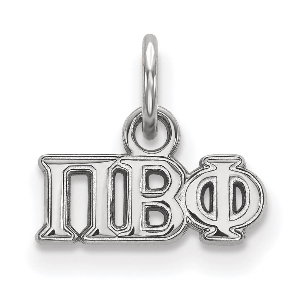 Sterling Silver Pi Beta Phi (Tiny) Greek Letters Charm