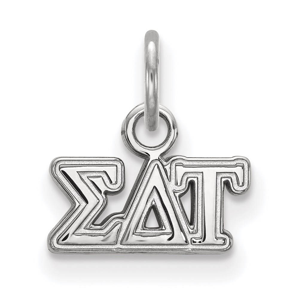 Sterling Silver Sigma Delta Tau (Tiny) Greek Letters Charm