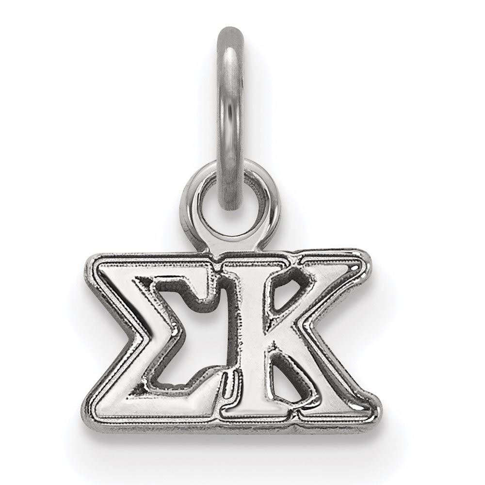 Sterling Silver Sigma Kappa (Tiny) Greek Letters Charm