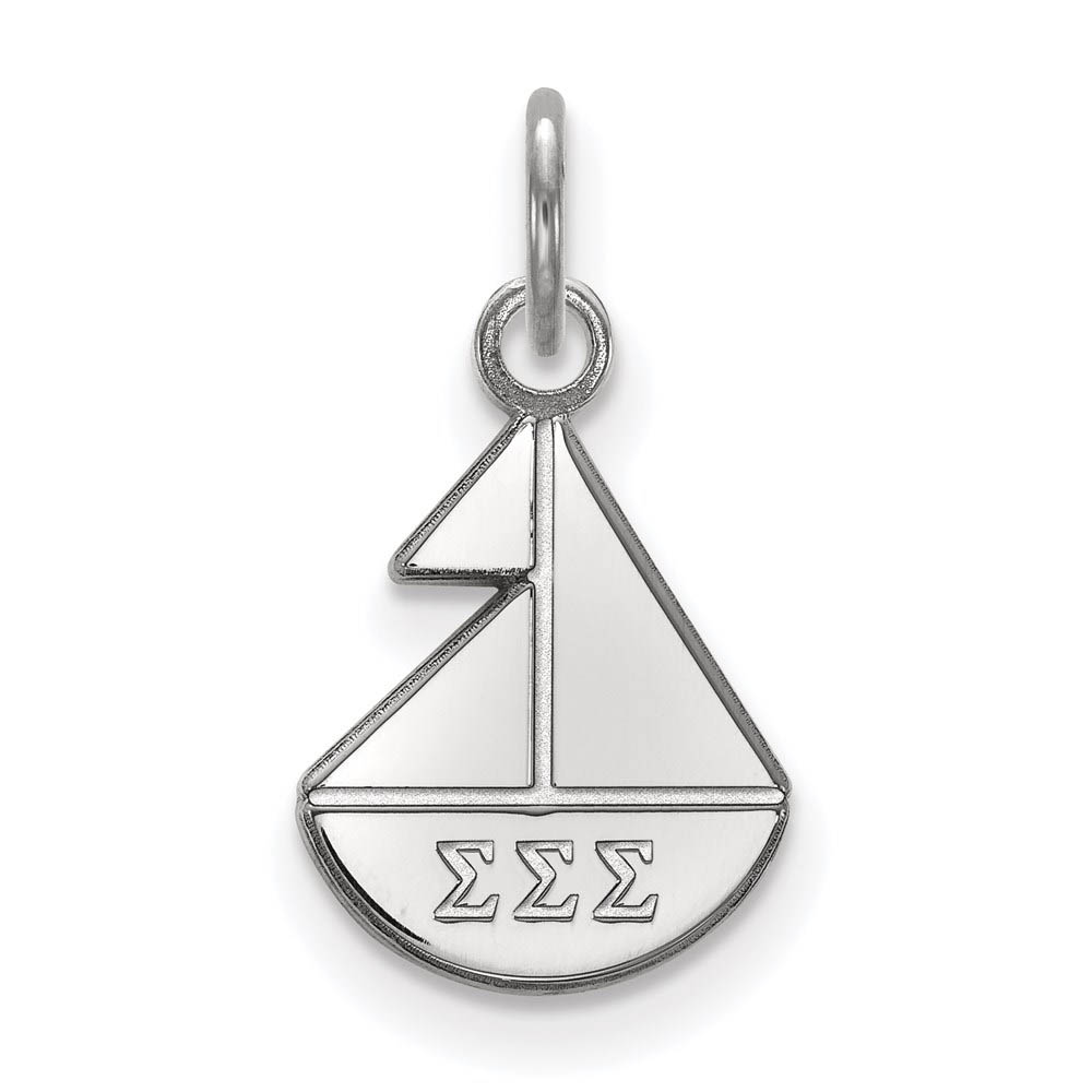 Sterling Silver Sigma Sigma Sigma (Tiny) Charm or Pendant