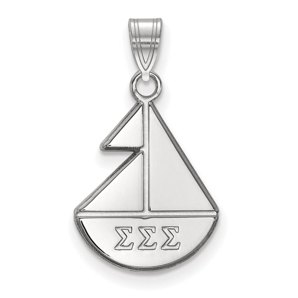 Sterling Silver Sigma Sigma Sigma Pendant