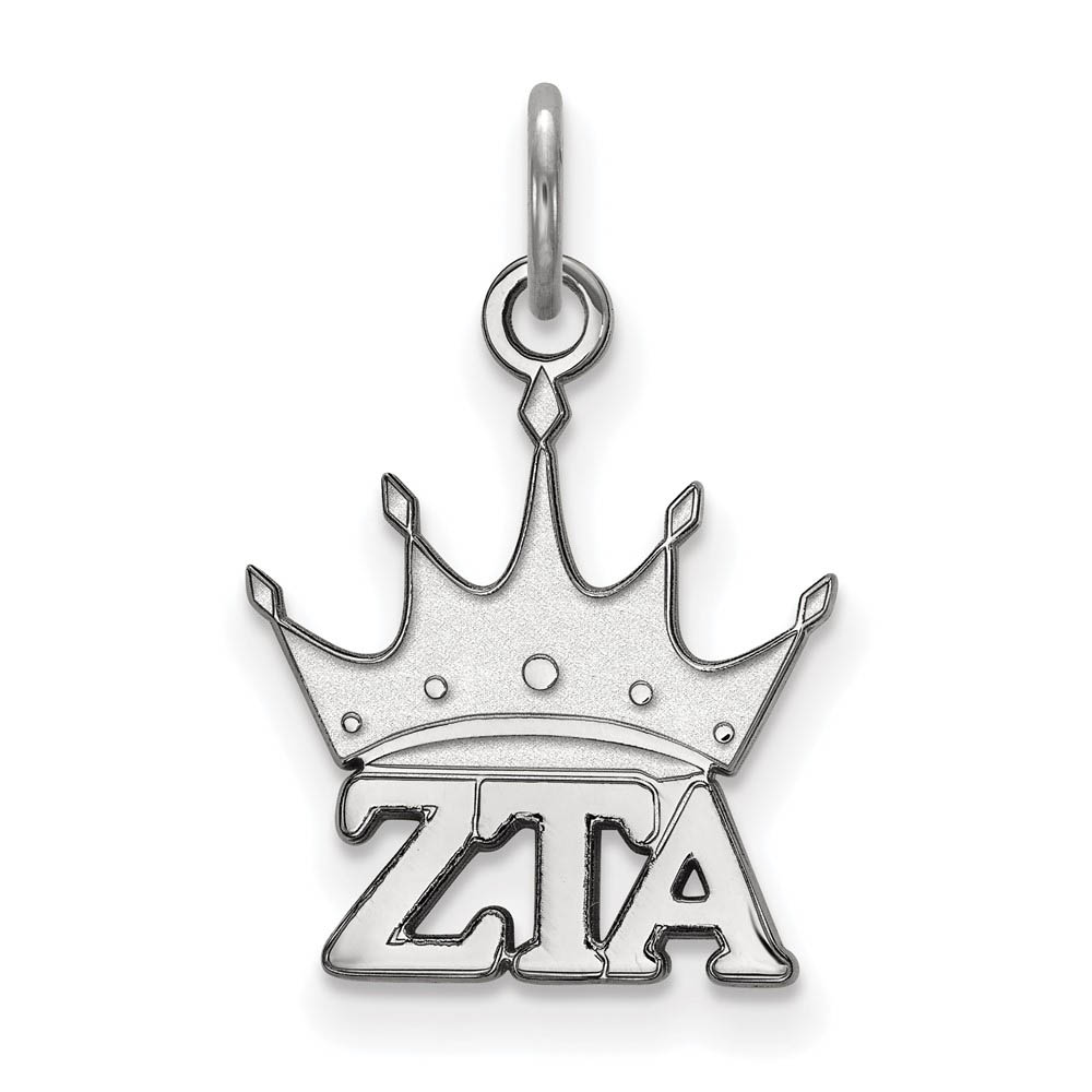 Sterling Silver Zeta Tau Alpha (Tiny) Charm or Pendant