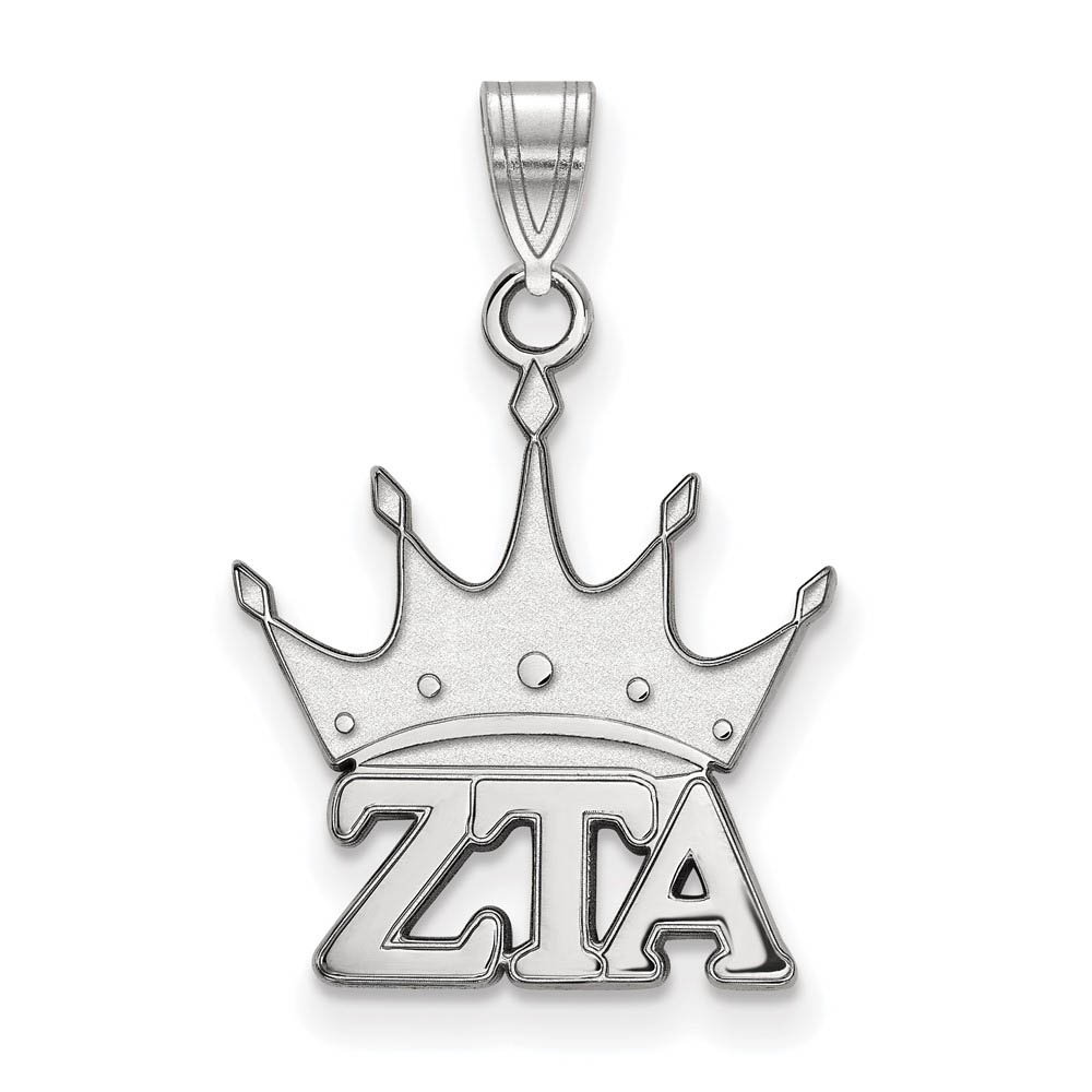 Sterling Silver Zeta Tau Alpha Pendant