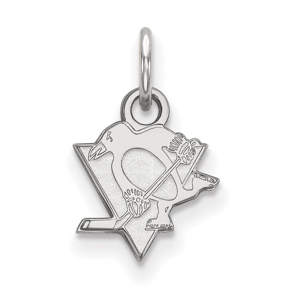 10k White Gold NHL Pittsburgh Penguins (Tiny) Charm or Pendant