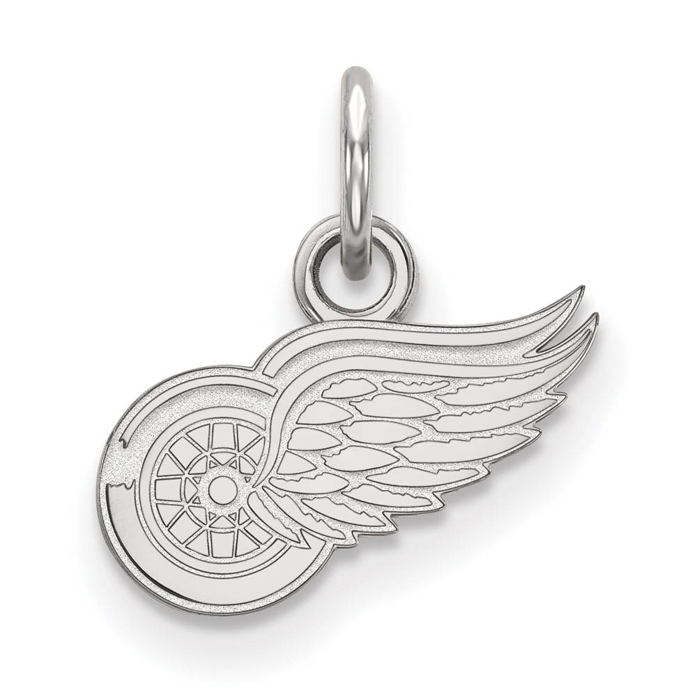 10k White Gold NHL Detroit Red Wings (Tiny) Charm or Pendant