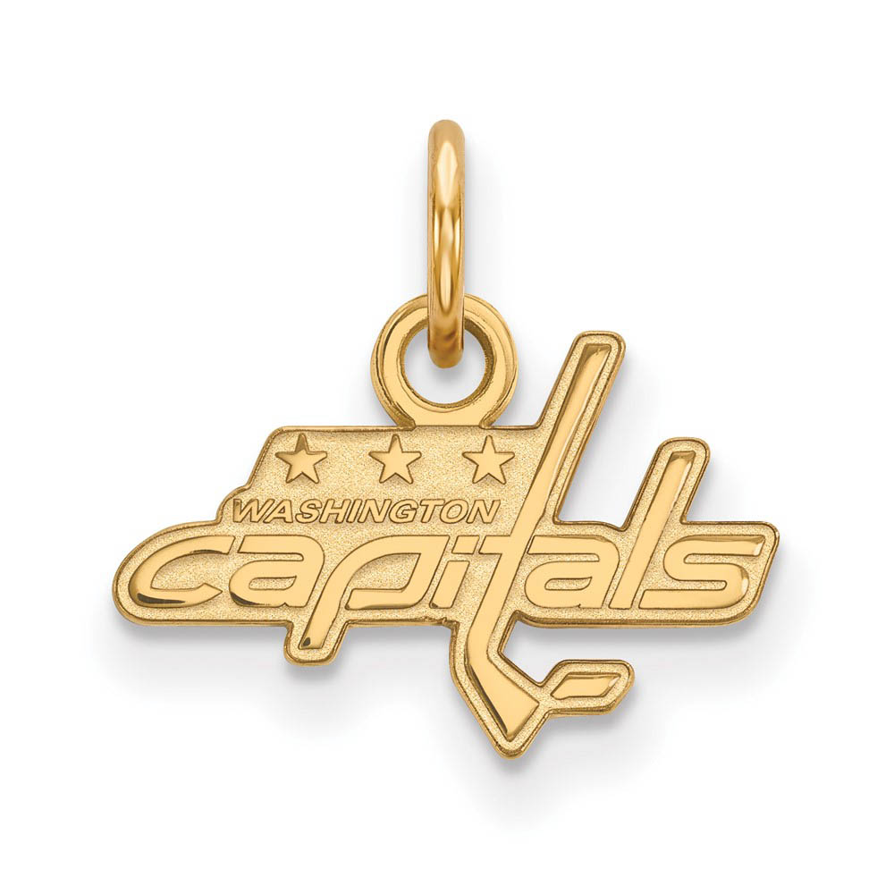 10k Yellow Gold NHL Washington Capitals (Tiny) Charm or Pendant