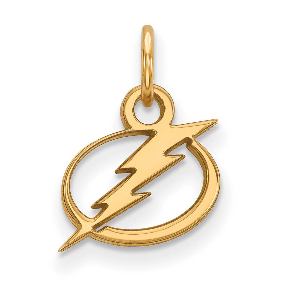 10k Yellow Gold NHL Tampa Bay Lightning (Tiny) Charm or Pendant