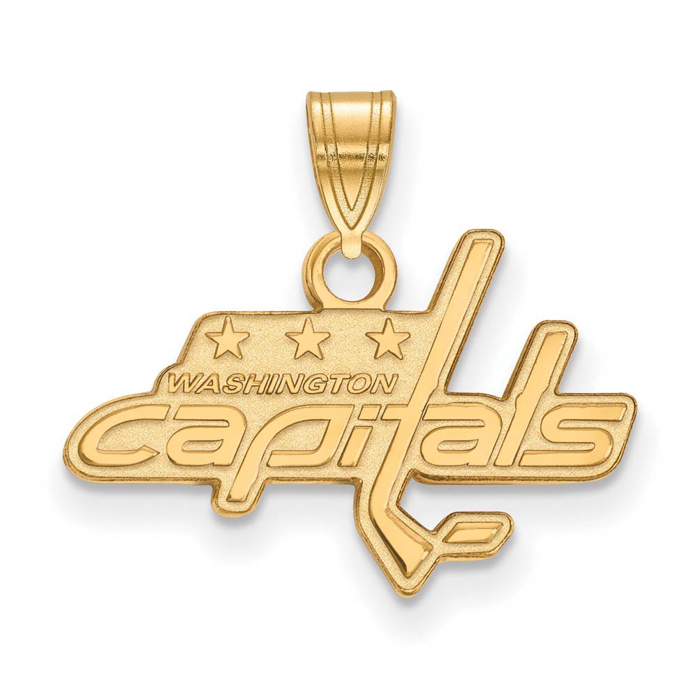 10k Yellow Gold NHL Washington Capitals Pendant