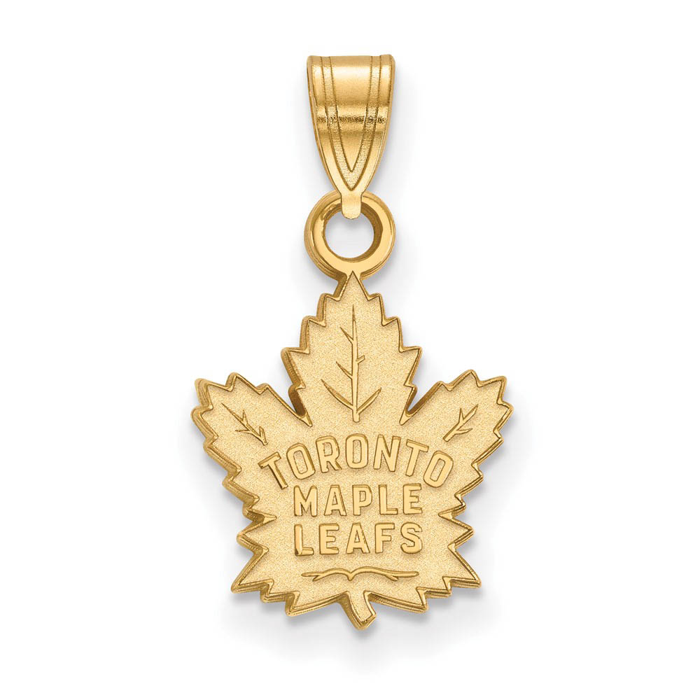 10k Yellow Gold NHL Toronto Maple Leafs Pendant