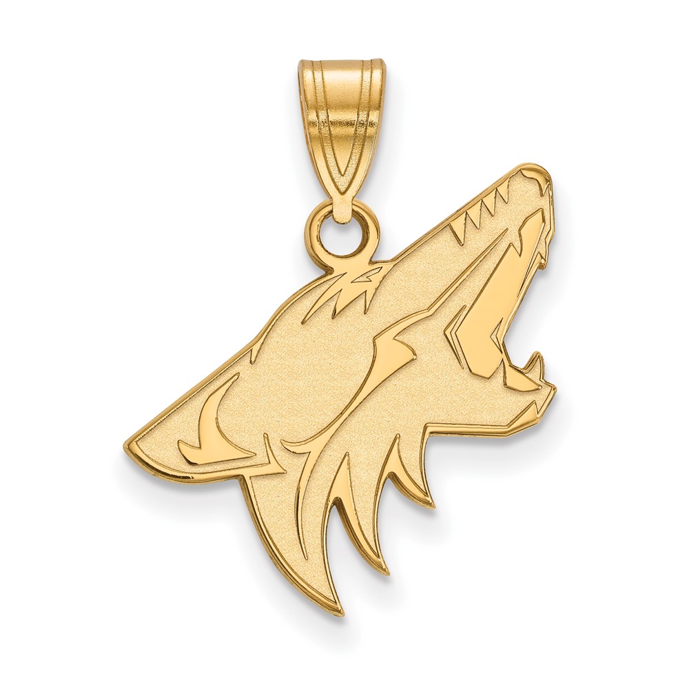 10k Yellow Gold NHL Arizona Coyotes Pendant
