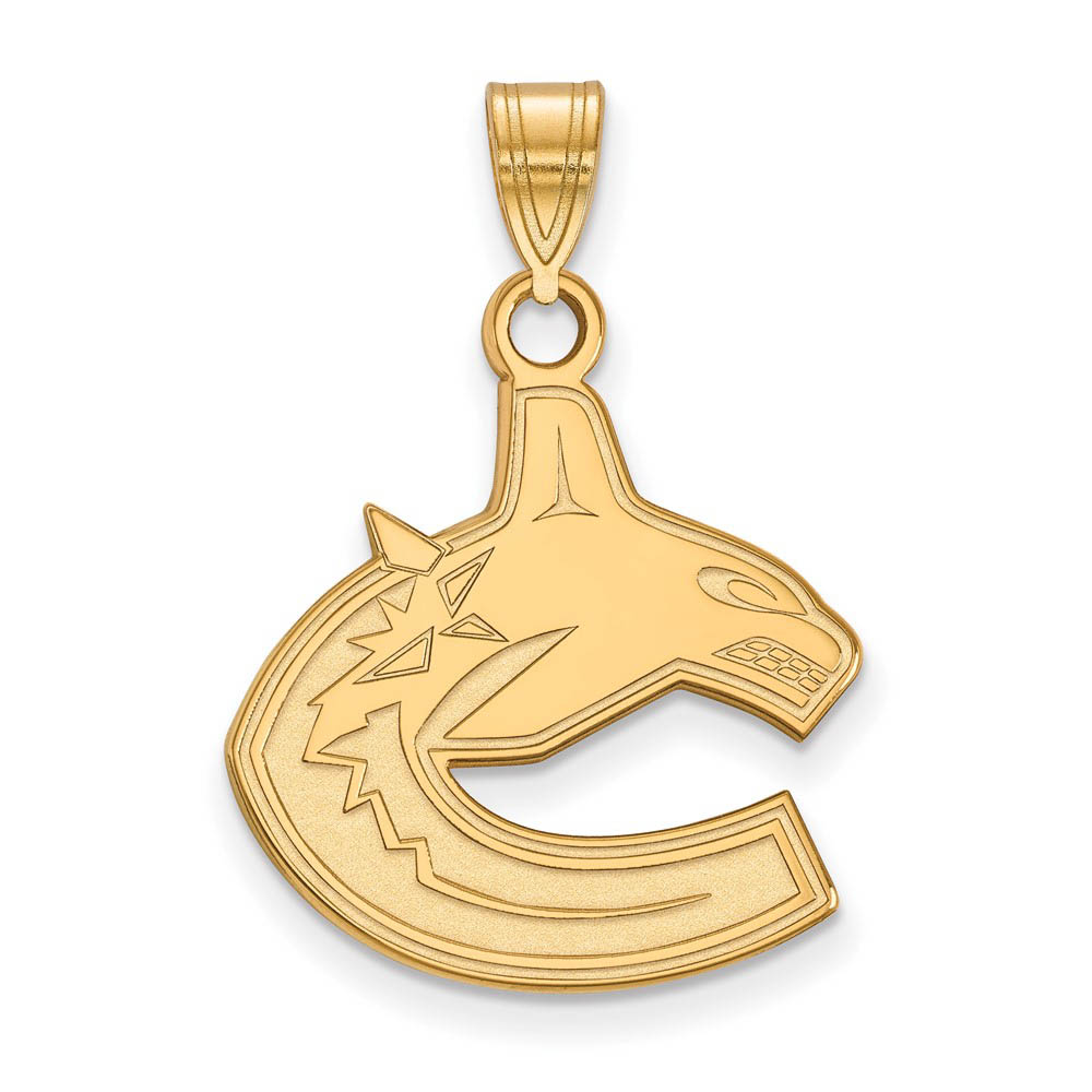 10k Yellow Gold NHL Vancouver Canucks Pendant