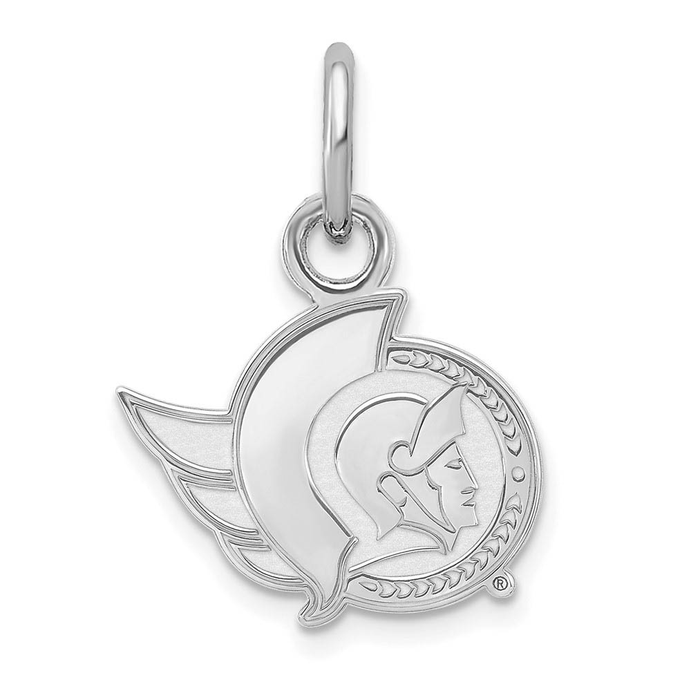 14k White Gold NHL Ottawa Senators (Tiny) Charm or Pendant