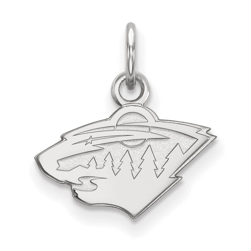 14k White Gold NHL Minnesota Wild (Tiny) Charm or Pendant