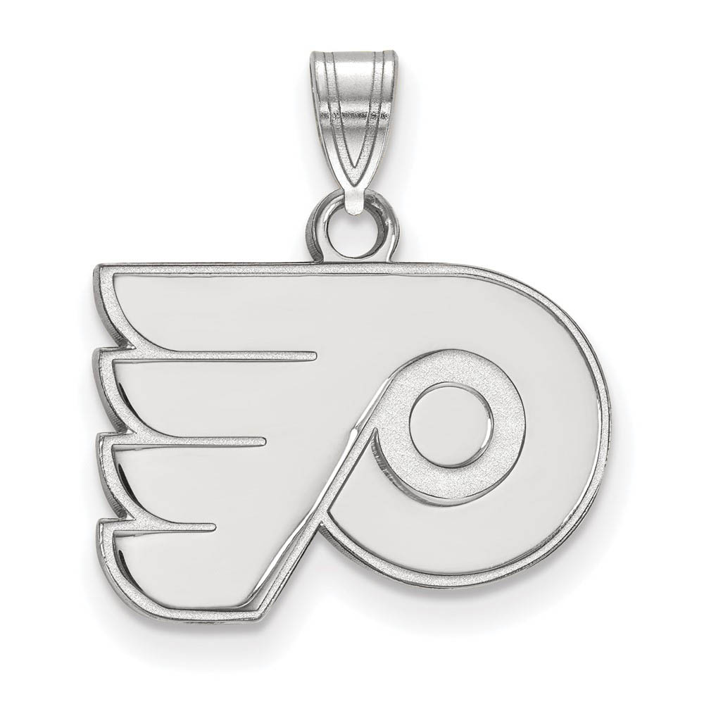 14k White Gold NHL Philadelphia Flyers Pendant