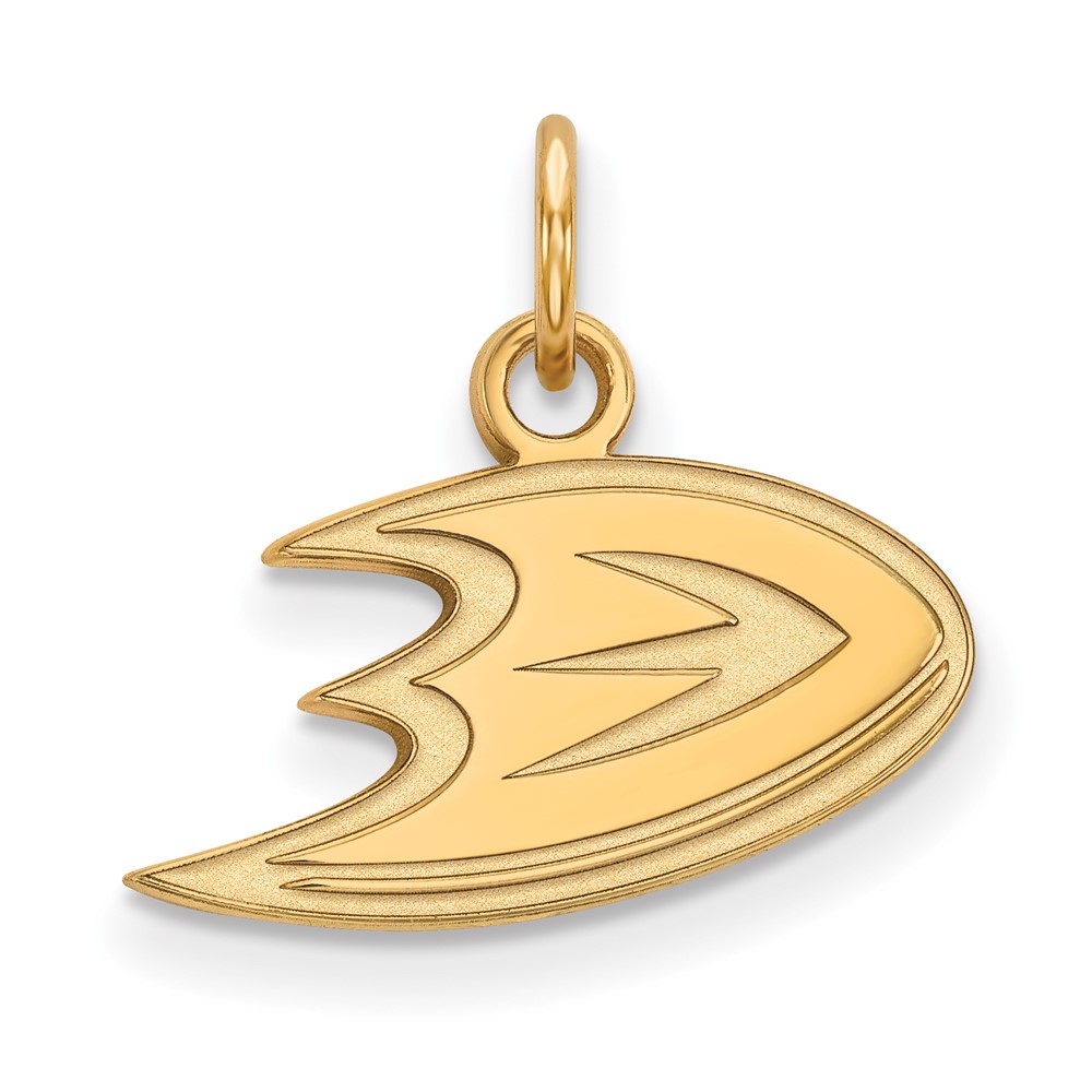 14k Yellow Gold NHL Anaheim Ducks (Tiny) Charm or Pendant