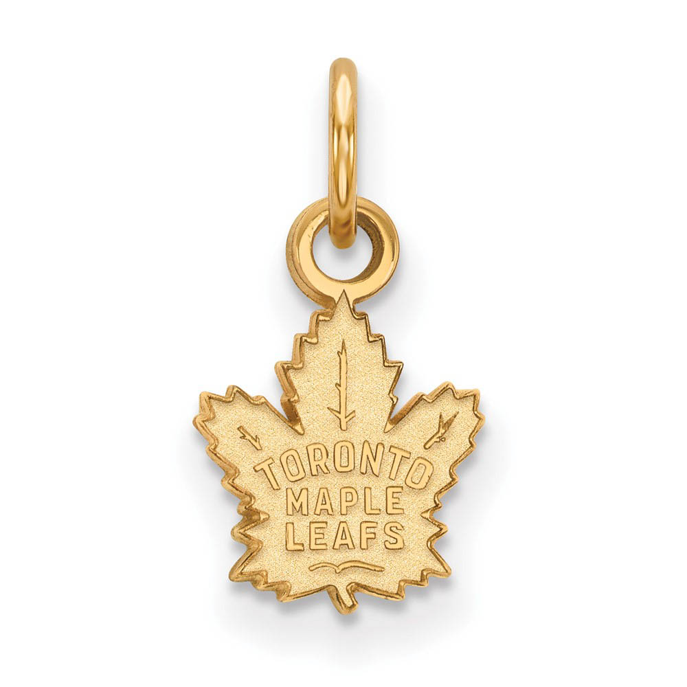 14k Yellow Gold NHL Toronto Maple Leafs (Tiny) Charm or Pendant