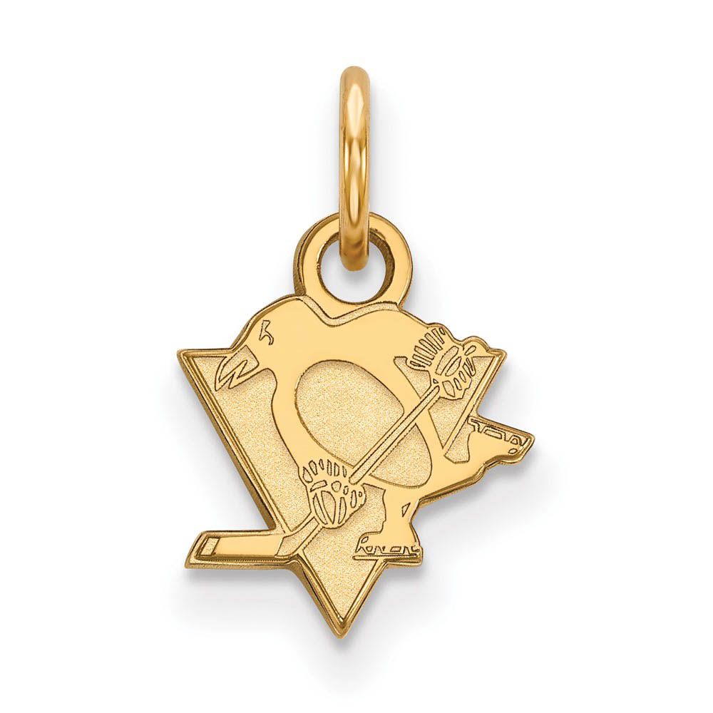 14k Yellow Gold NHL Pittsburgh Penguins (Tiny) Charm or Pendant