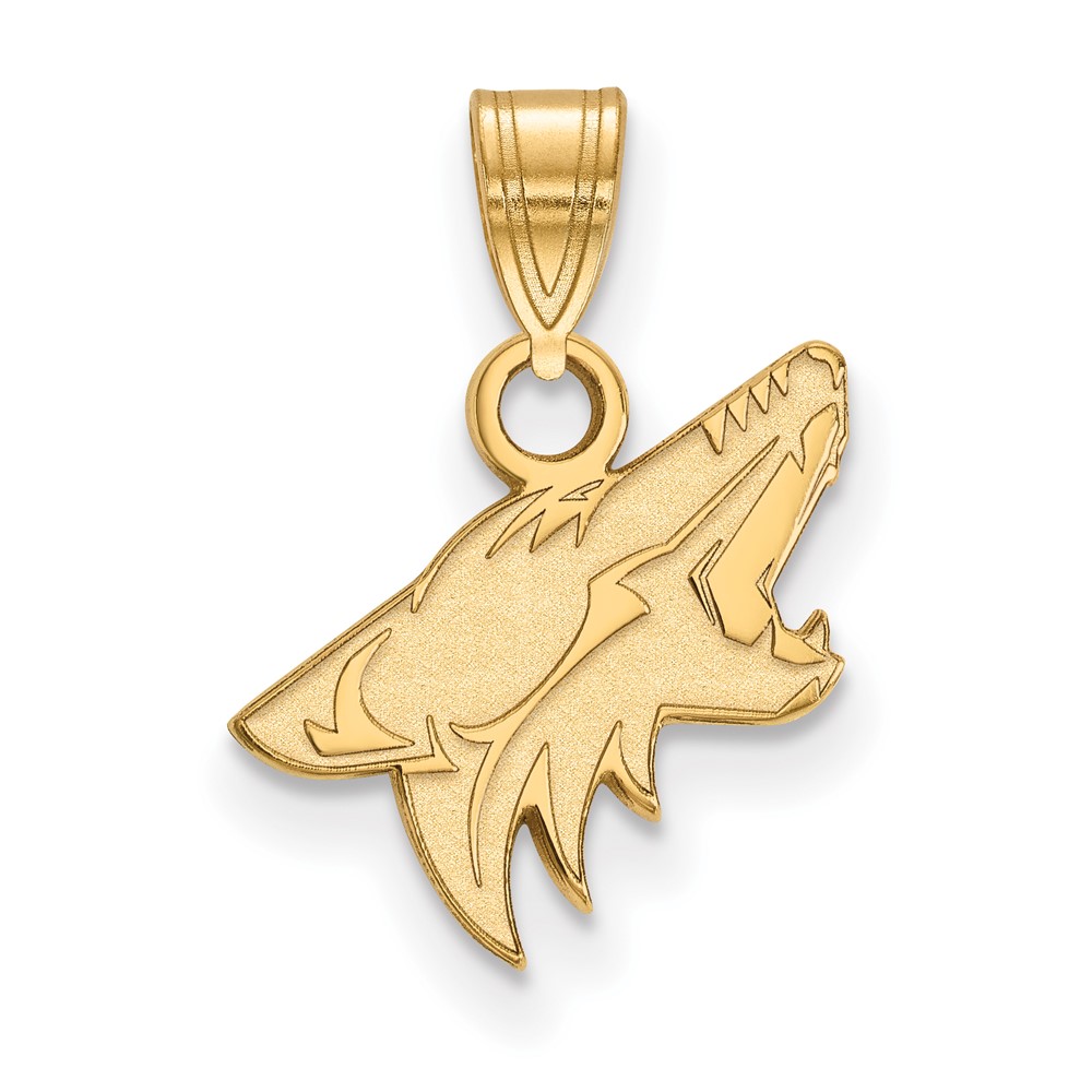 14k Yellow Gold NHL Arizona Coyotes Pendant