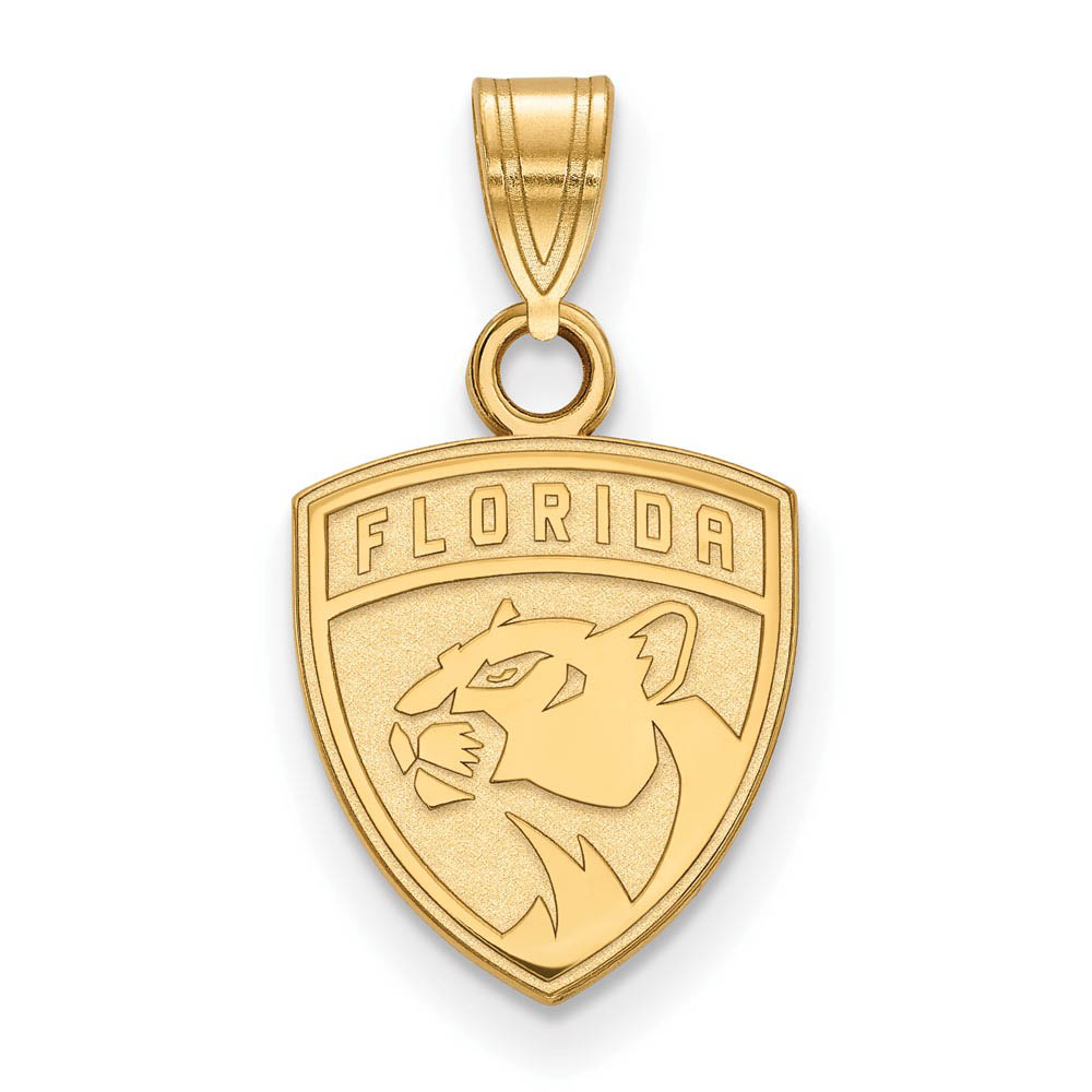 14k Yellow Gold NHL Florida Panthers Pendant
