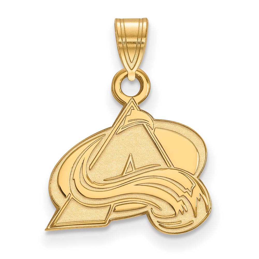14k Yellow Gold NHL Colorado Avalanche Pendant