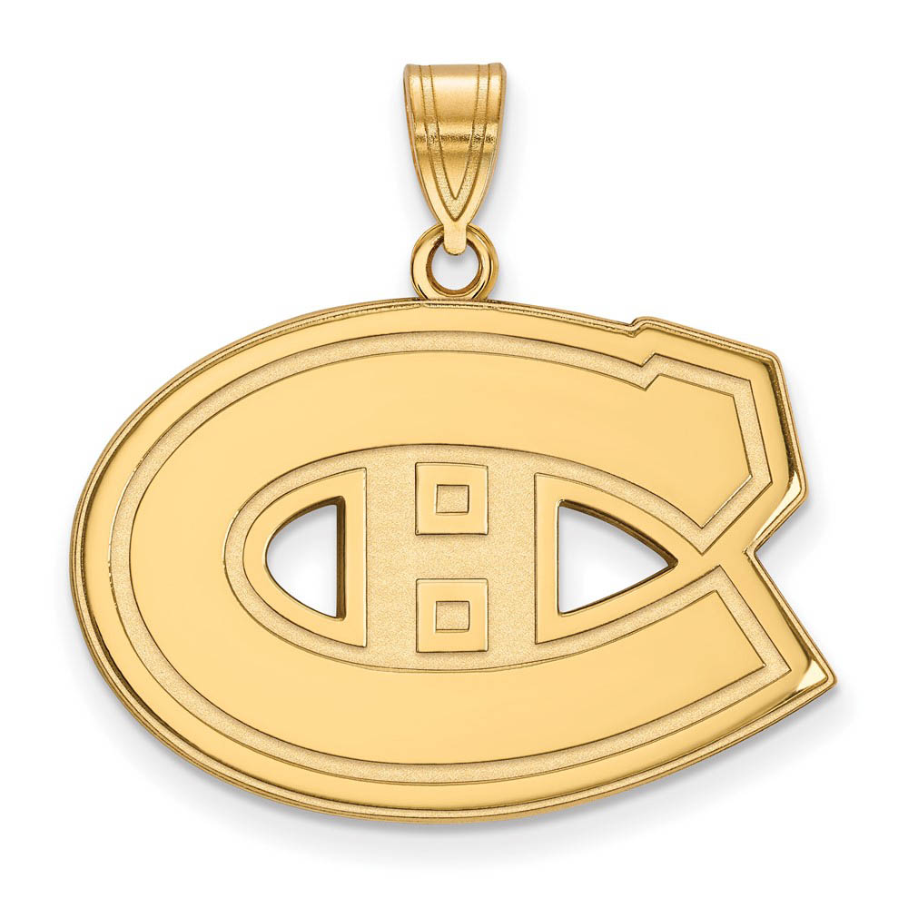 14k Yellow Gold NHL Montreal Canadiens Pendant