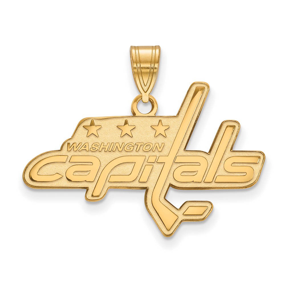 14k Yellow Gold NHL Washington Capitals Pendant