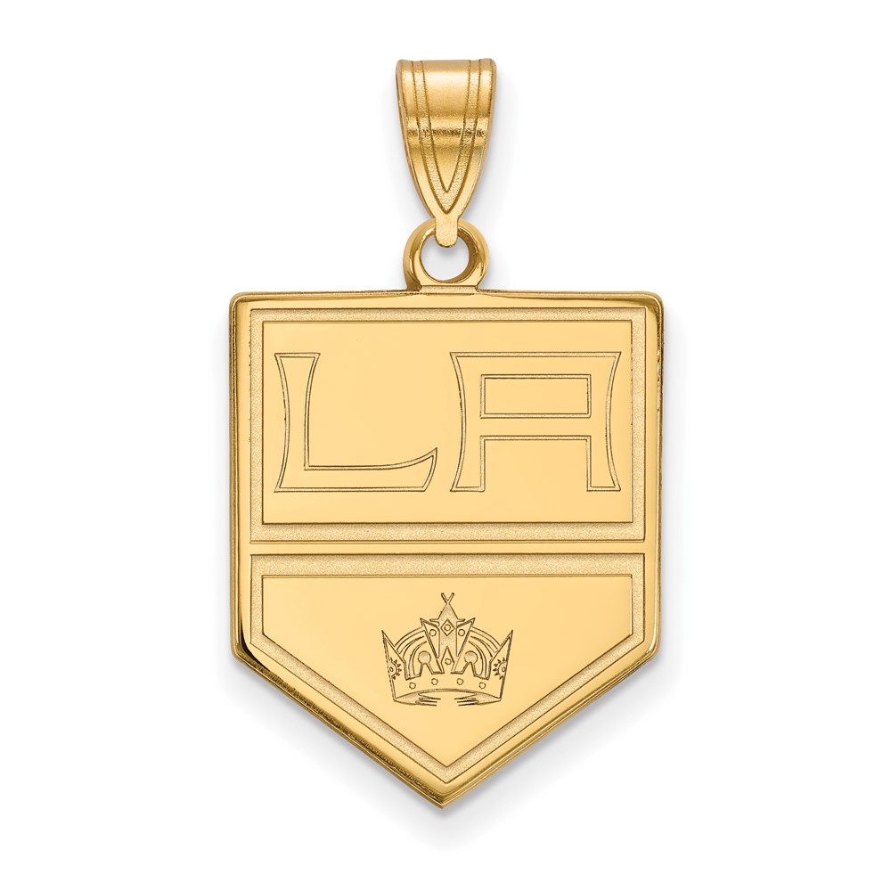14k Yellow Gold NHL Los Angeles Kings Pendant