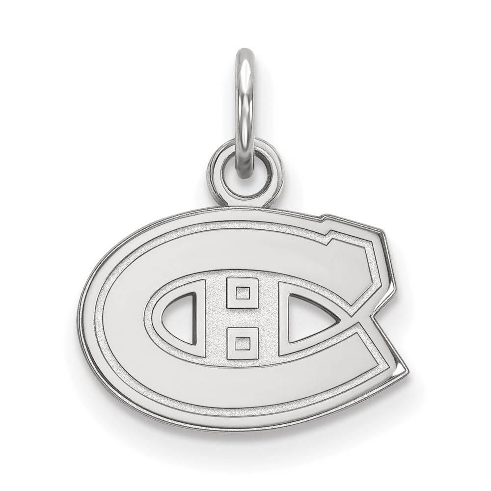 Sterling Silver NHL Montreal Canadiens (Tiny) Charm or Pendant
