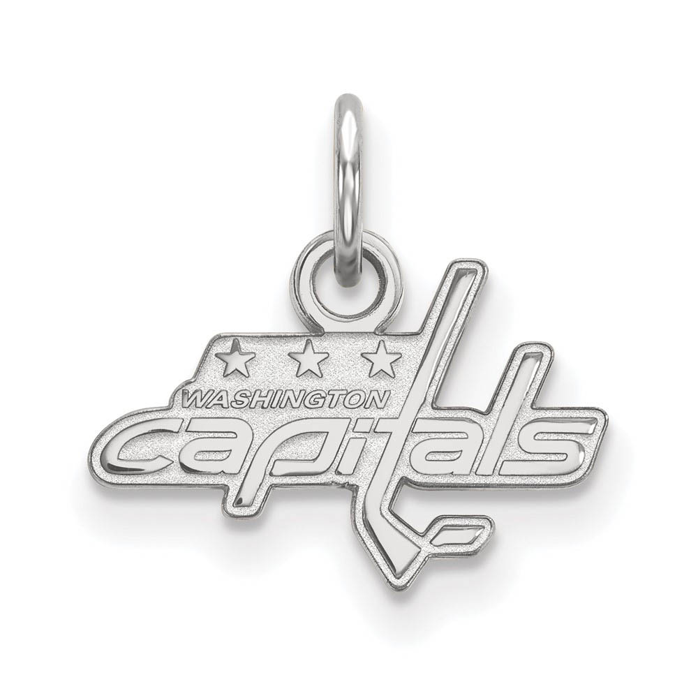 Sterling Silver NHL Washington Capitals (Tiny) Charm or Pendant