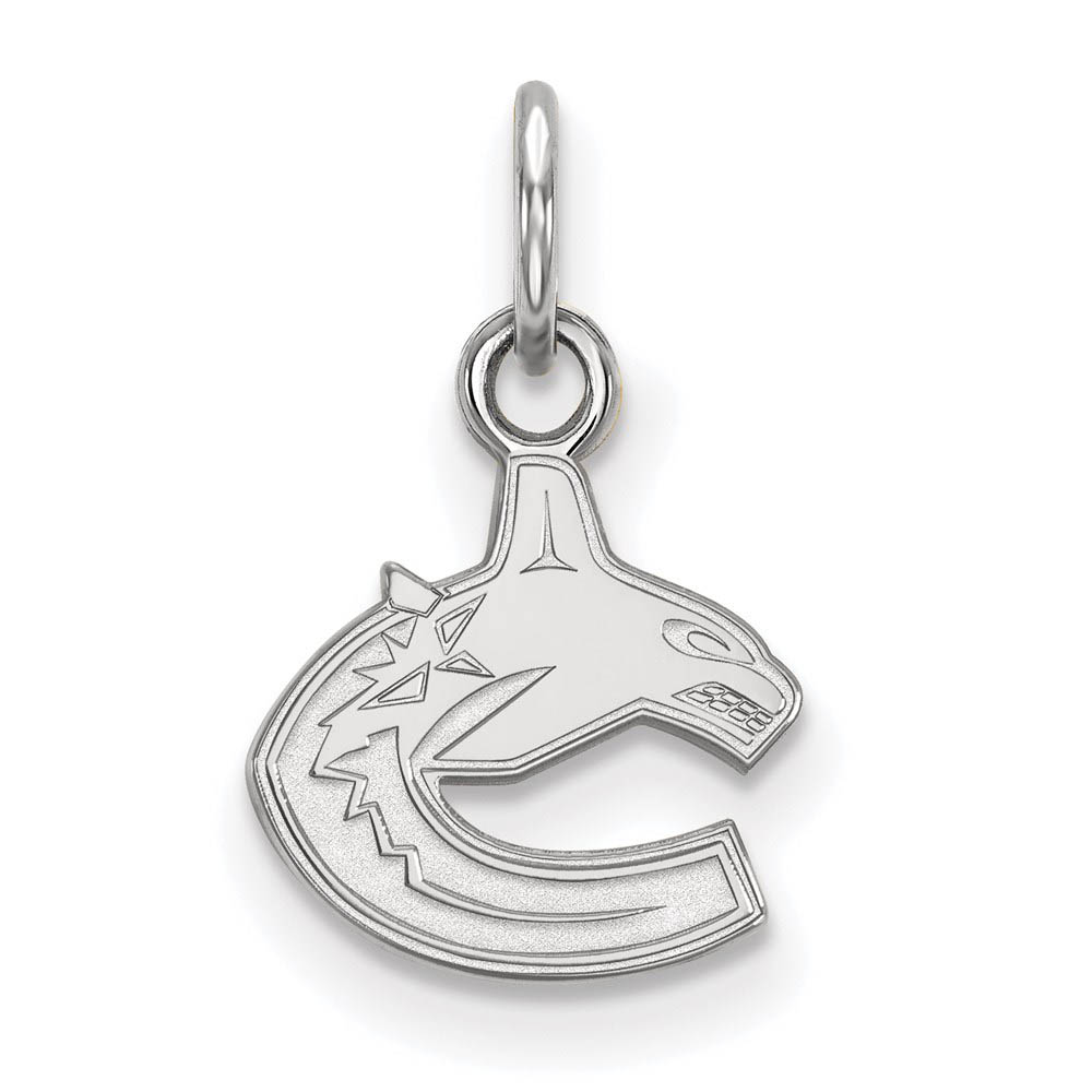Sterling Silver NHL Vancouver Canucks (Tiny) Charm or Pendant