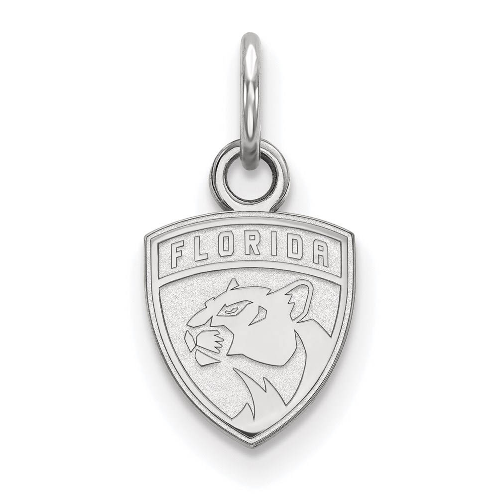 Sterling Silver NHL Florida Panthers (Tiny) Charm or Pendant