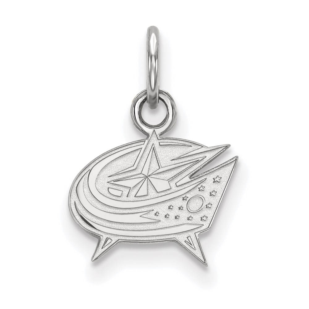 Sterling Silver NHL Columbus Blue Jackets (Tiny) Charm or Pendant