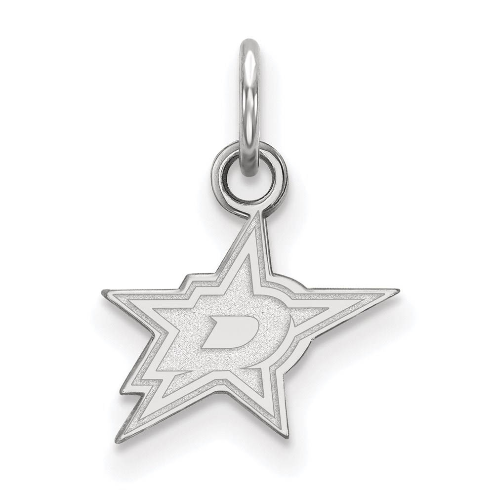 Sterling Silver NHL Dallas Stars (Tiny) Charm or Pendant