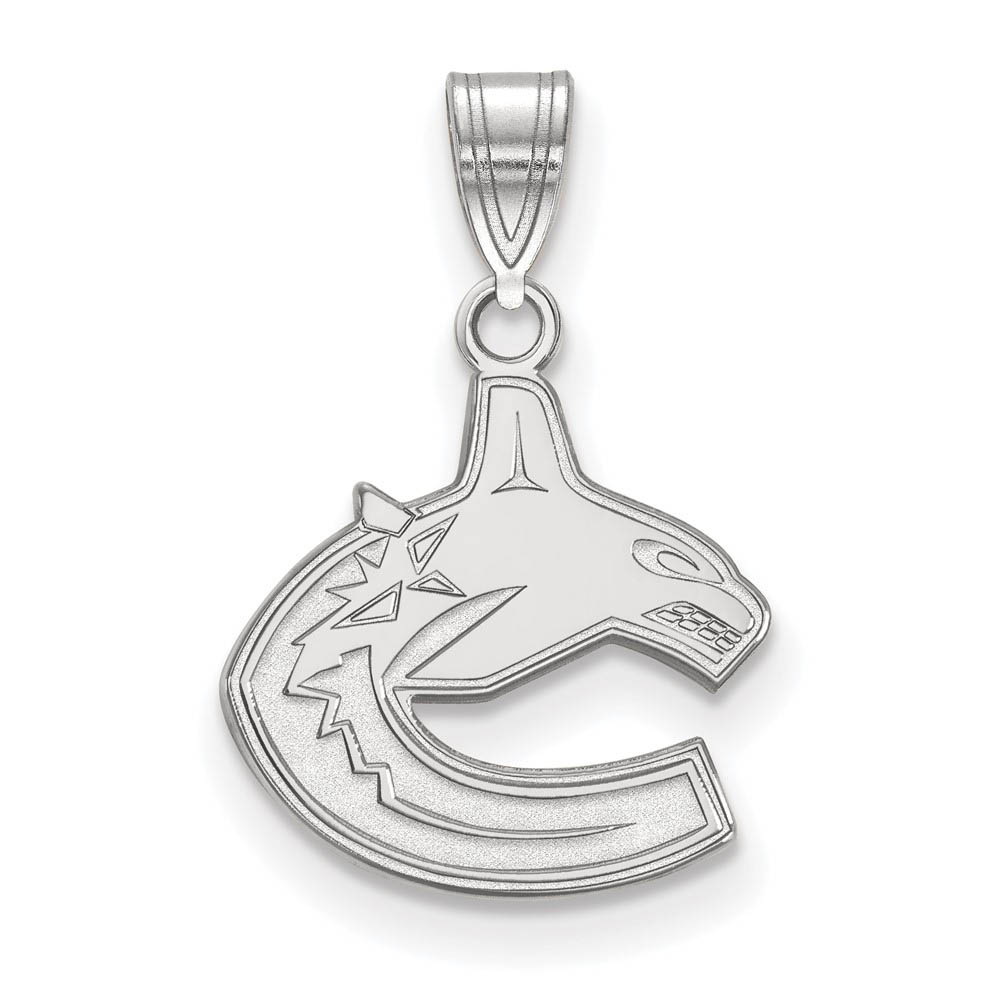 Sterling Silver NHL Vancouver Canucks Pendant