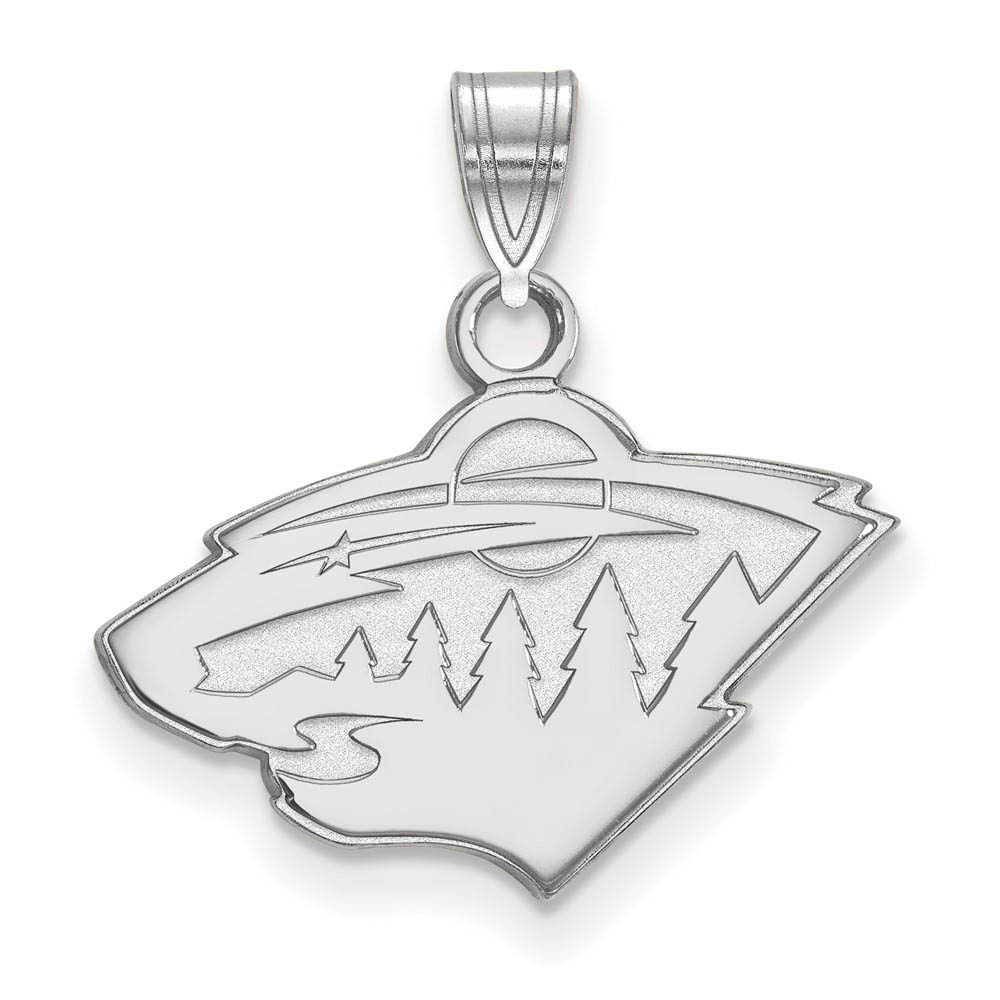 Sterling Silver NHL Minnesota Wild Pendant