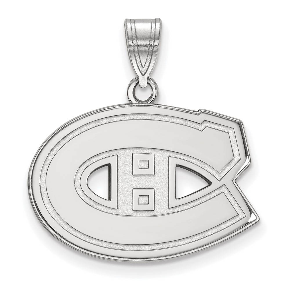 Sterling Silver NHL Montreal Canadiens Pendant