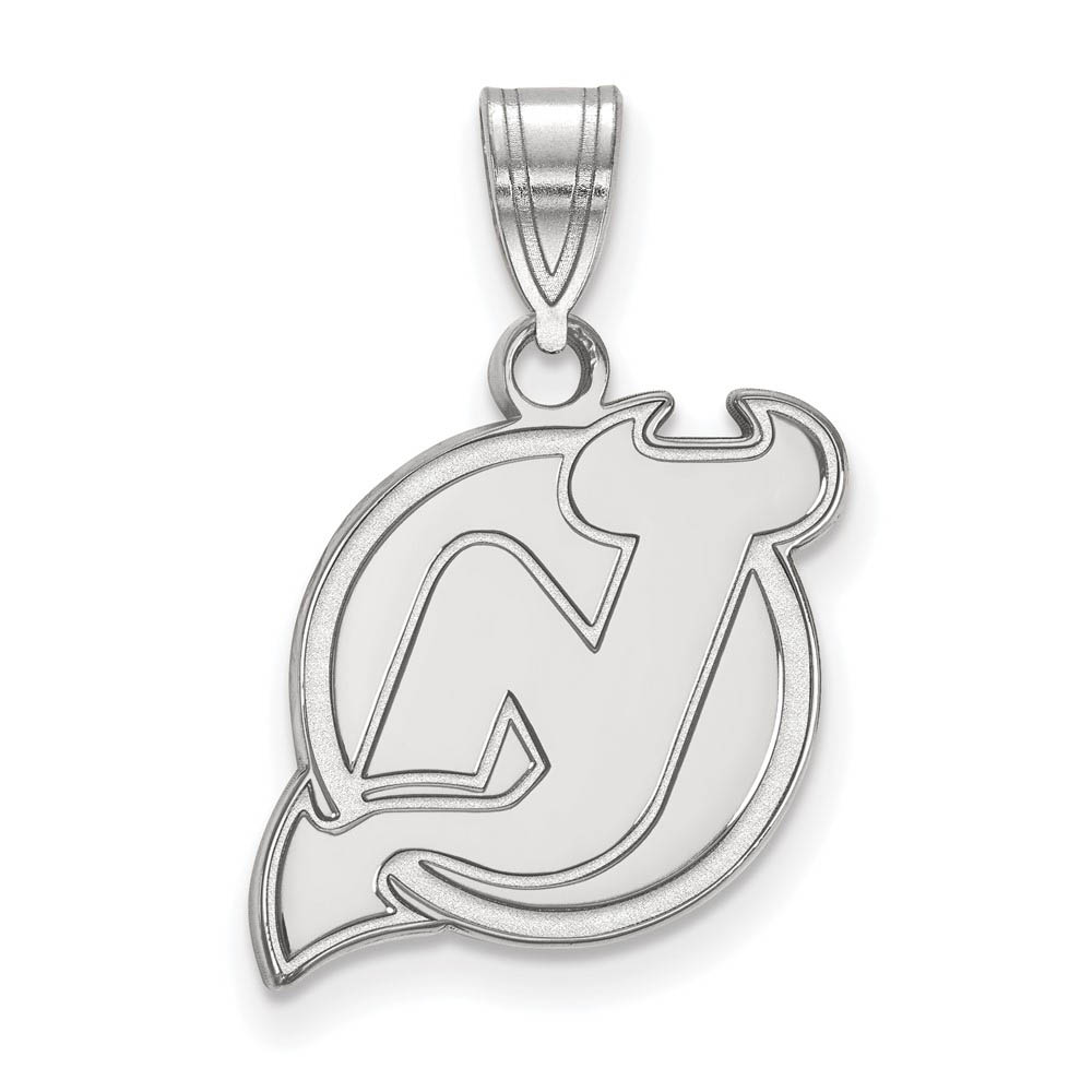 Sterling Silver NHL New Jersey Devils Pendant