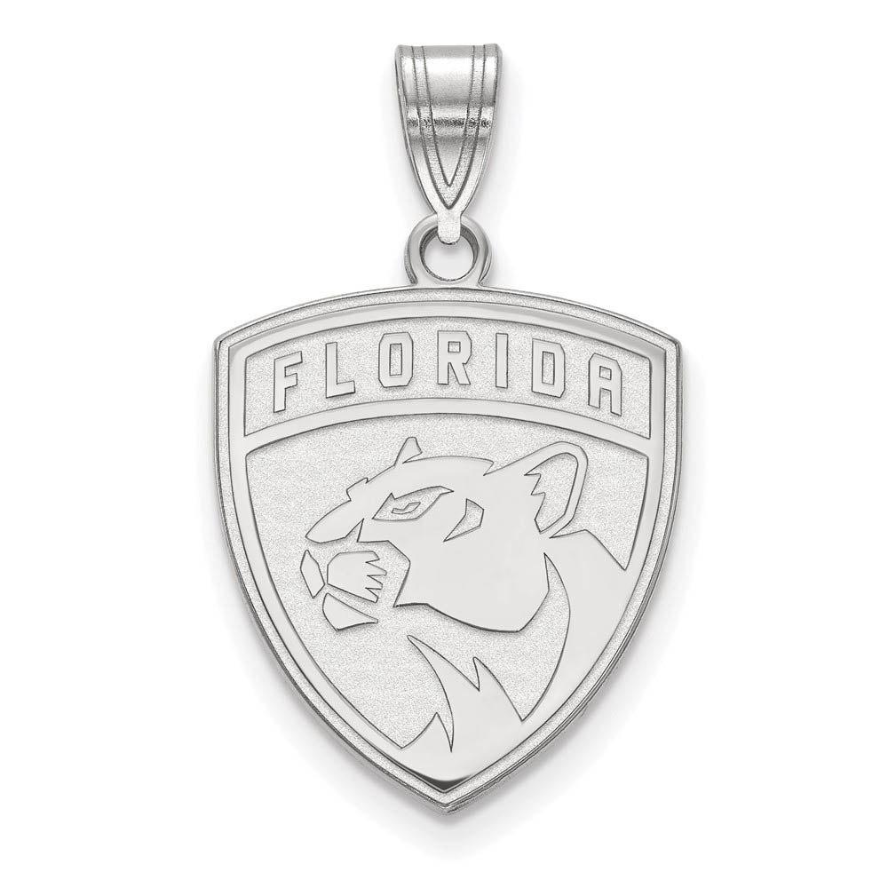 Sterling Silver NHL Florida Panthers Pendant