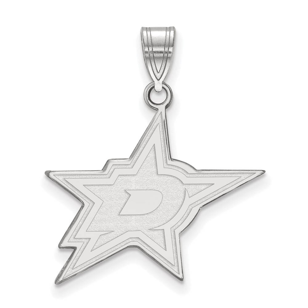 Sterling Silver NHL Dallas Stars Pendant