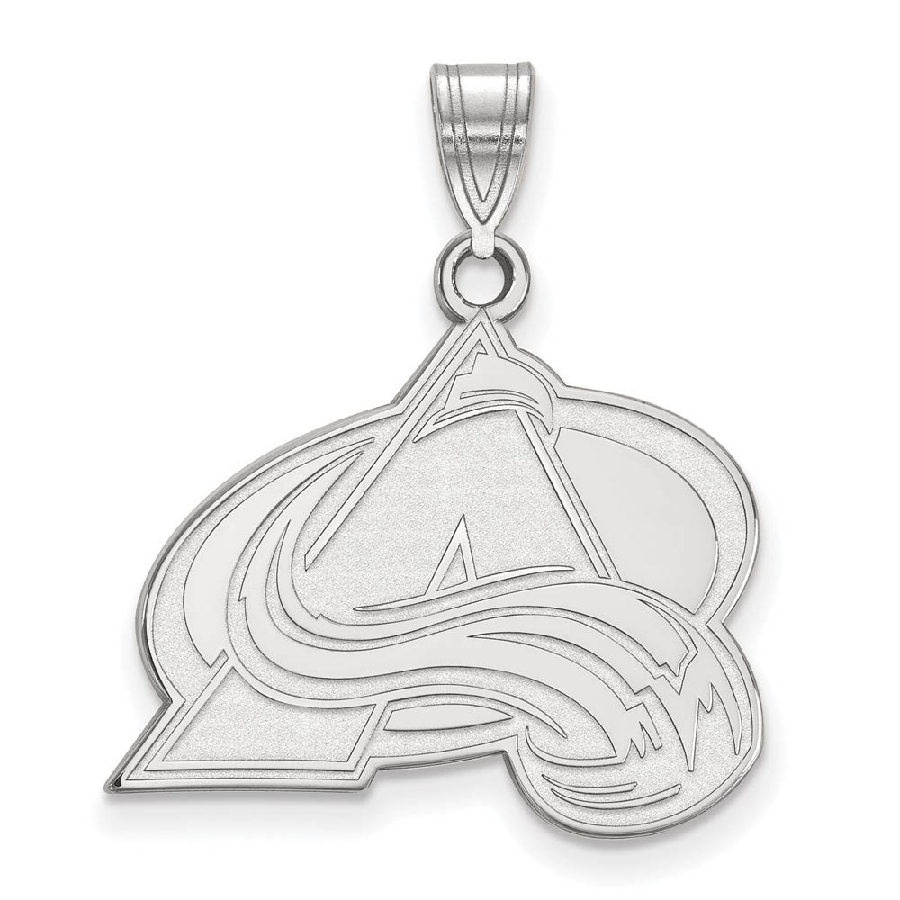 Sterling Silver NHL Colorado Avalanche Pendant