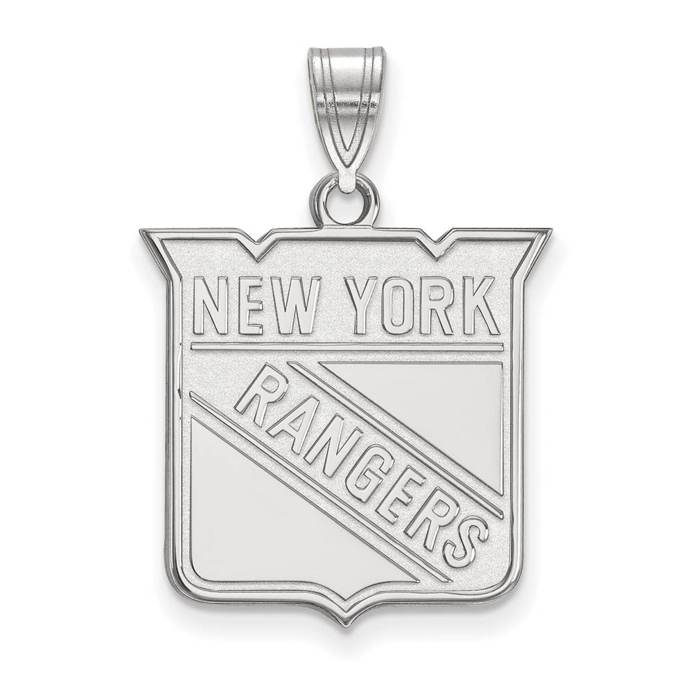 Sterling Silver NHL New York Rangers Pendant