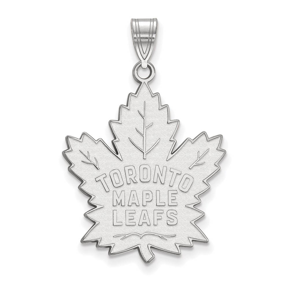 Sterling Silver NHL Toronto Maple Leafs Pendant