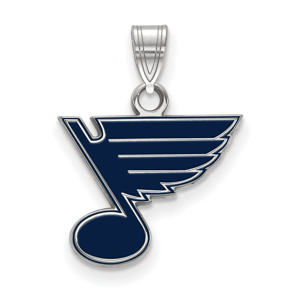 Sterling Silver NHL St. Louis Blues SM Enamel Pendant