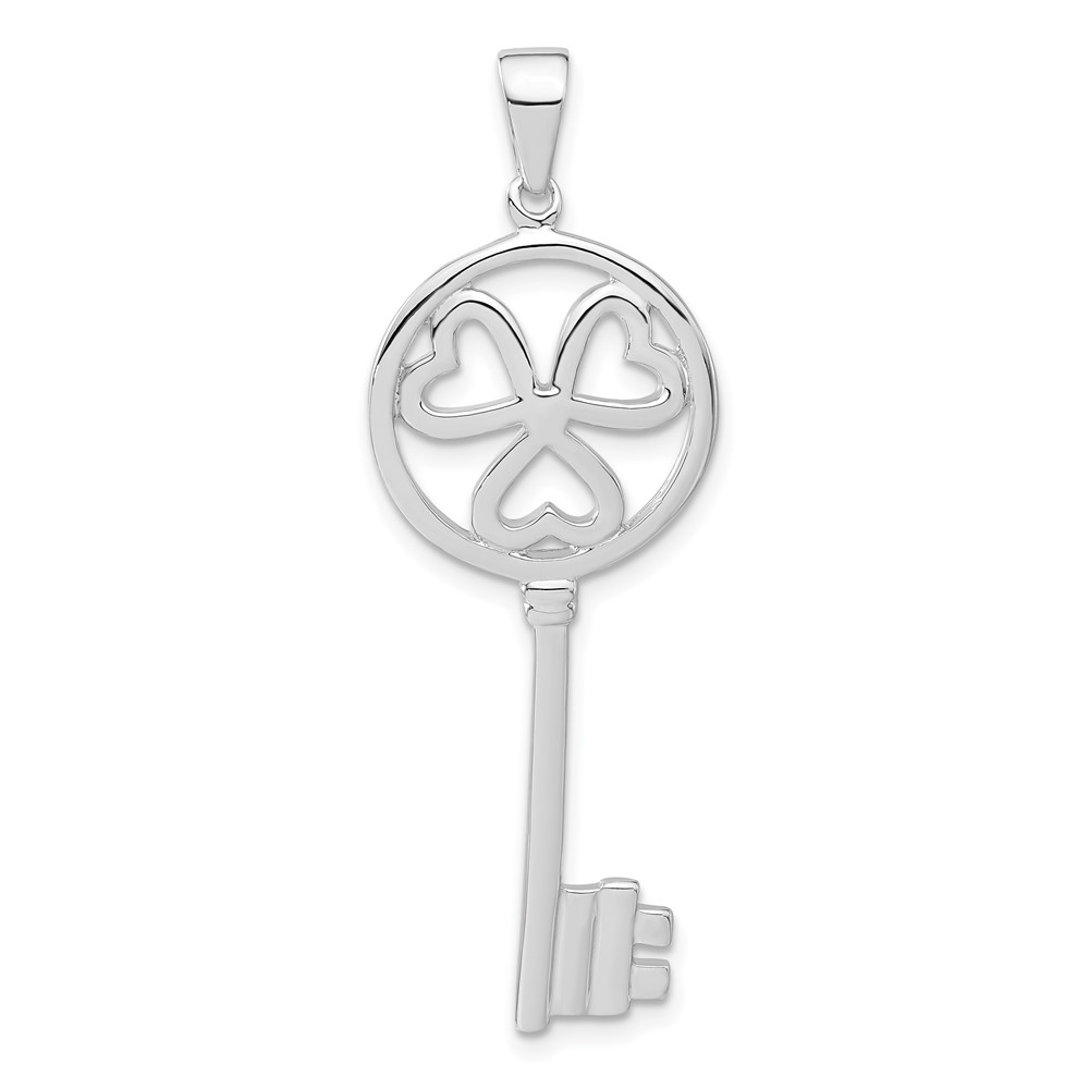 Sterling Silver Key to My Heart Pendant