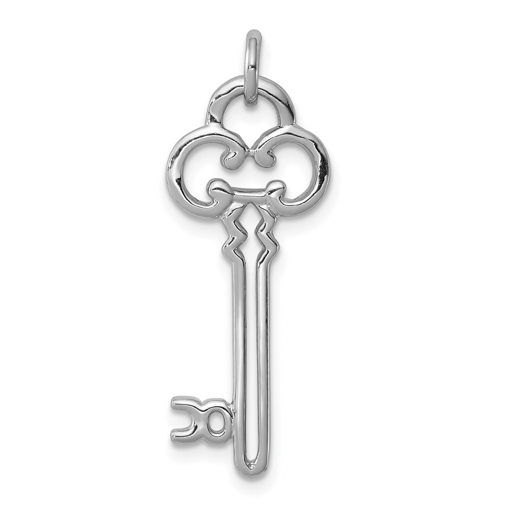 Sterling Silver Key Pendant