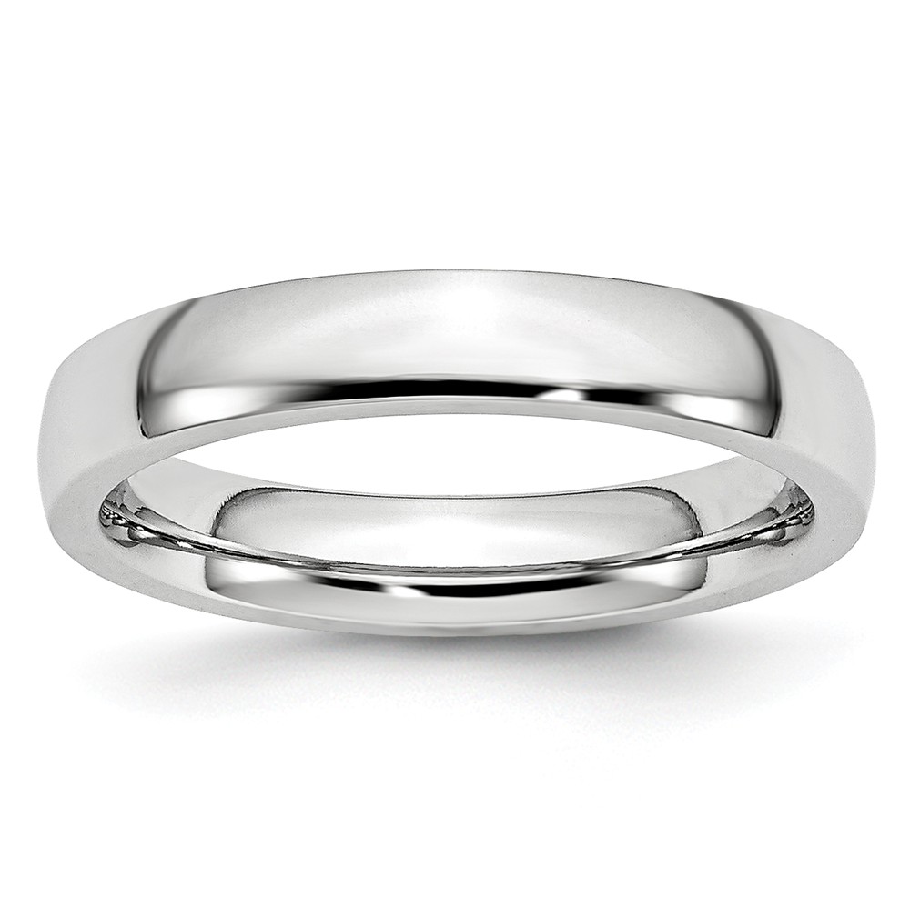 4mm Cobalt Polished Domed Standard Fit Band