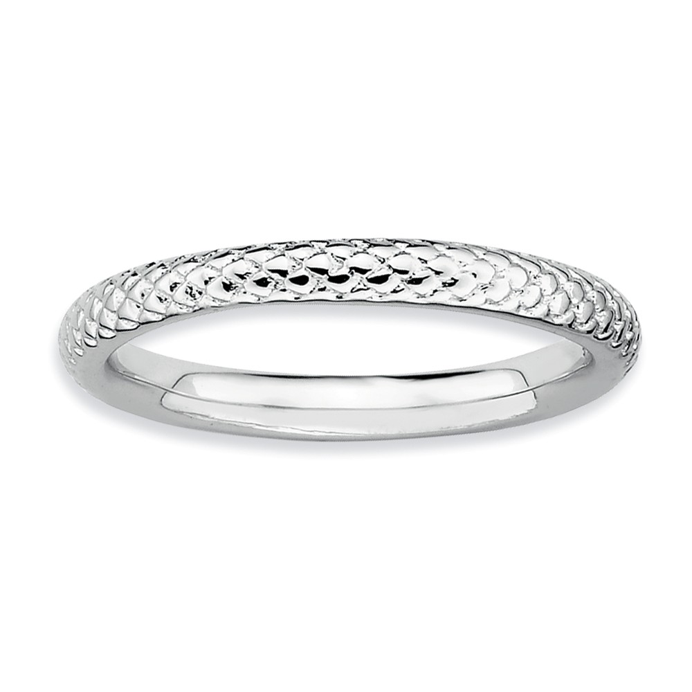 2.25mm Stackable Sterling Silver Cable Band