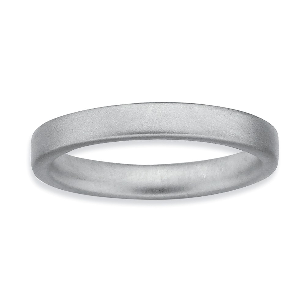3.25mm Stackable Sterling Silver Satin Band
