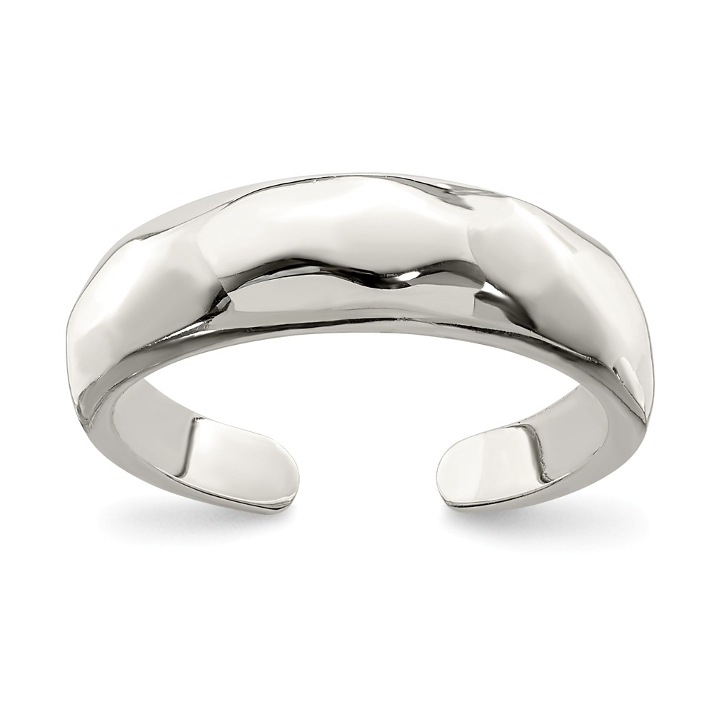 Polished Domed Sterling Silver Toe Ring