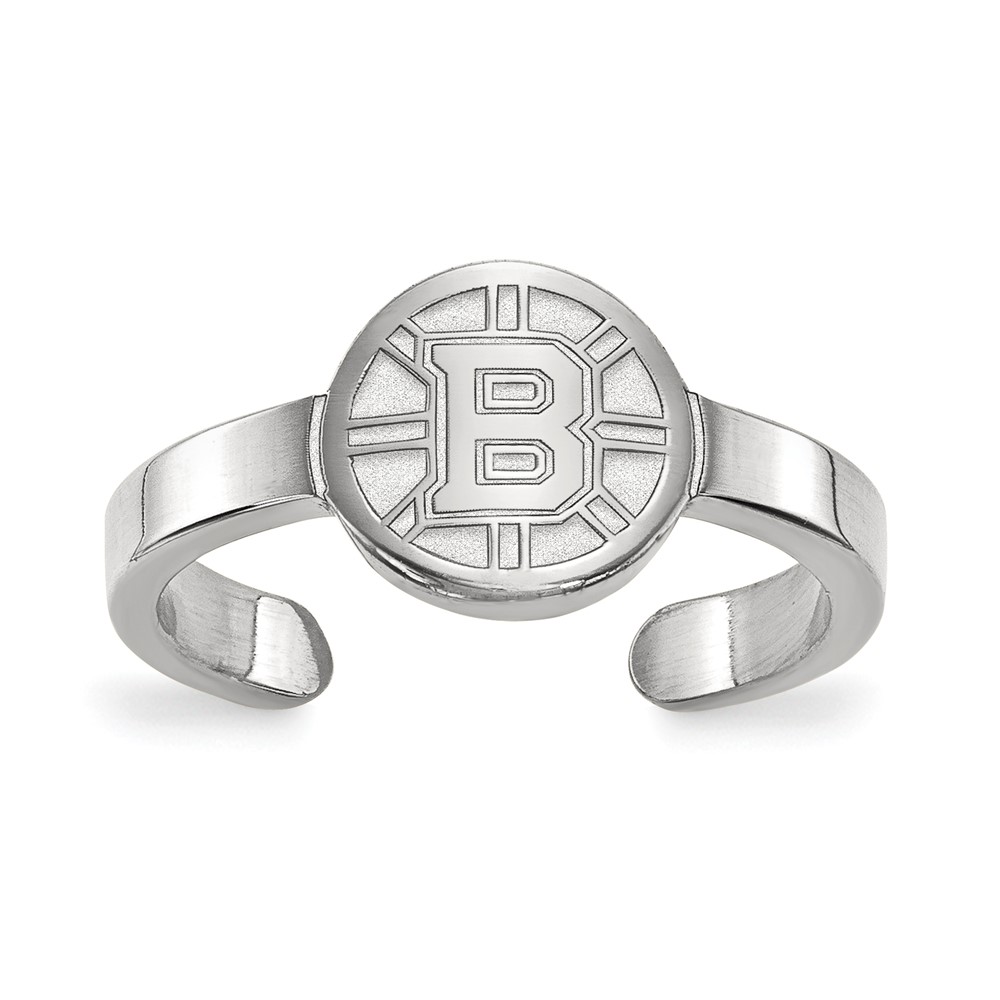 Sterling Silver NHL Boston Bruins Toe Ring